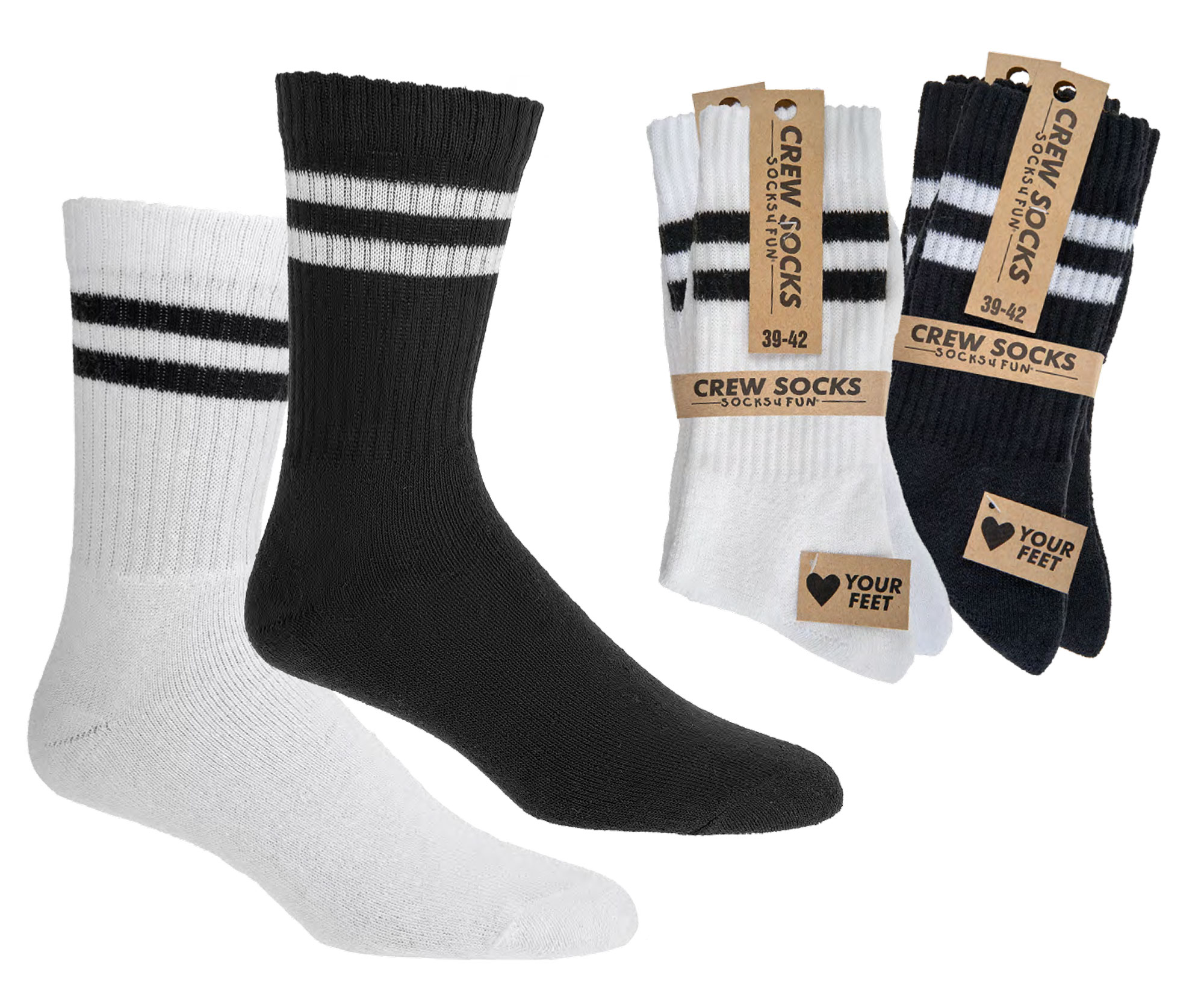 CREW socks 2 Paar / Bündel